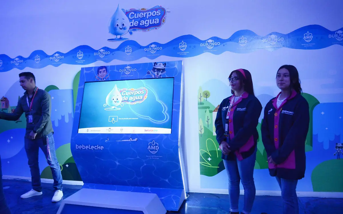 Promueven uso responsable del agua con sala interactiva en el Bebeleche