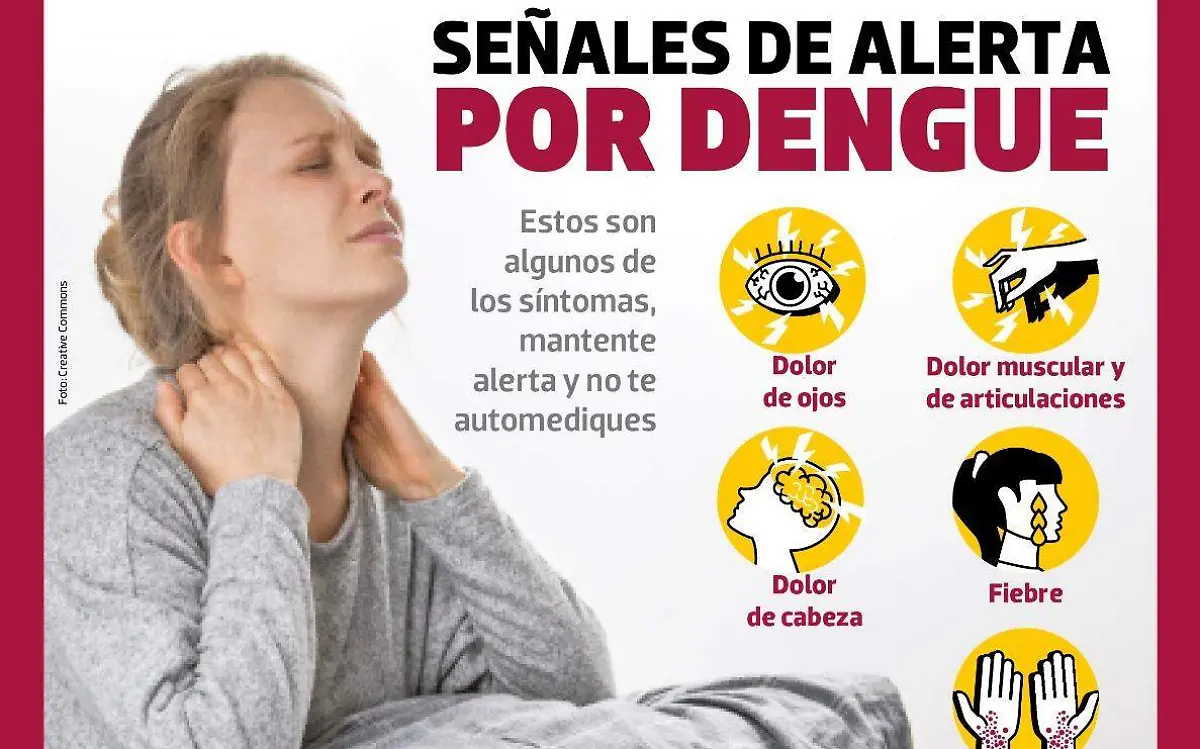 Infografía Señales de alerta por dengue 