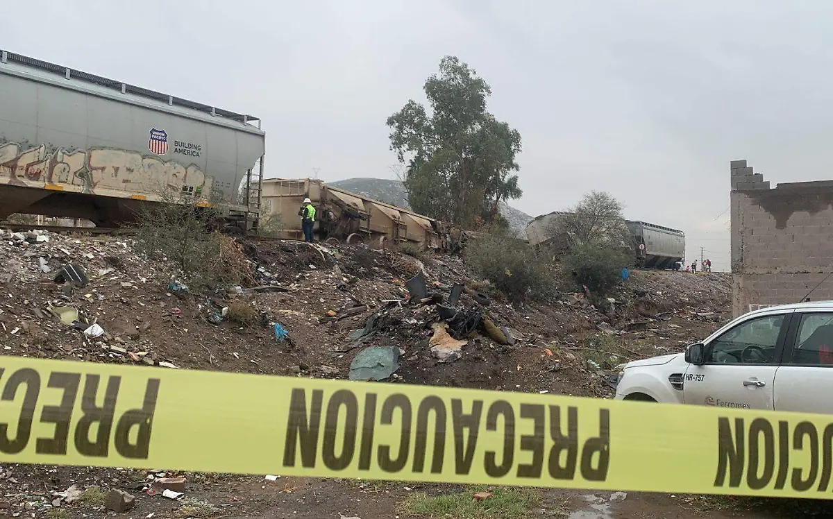 Se descarrila tren en Gómez Palacio