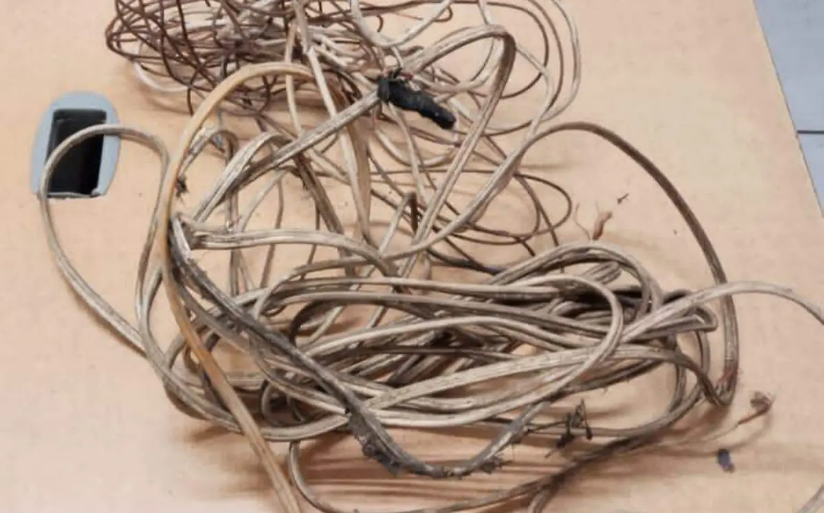 Robaba cable de luminaria; lo detuvo la policía municipal de Durango