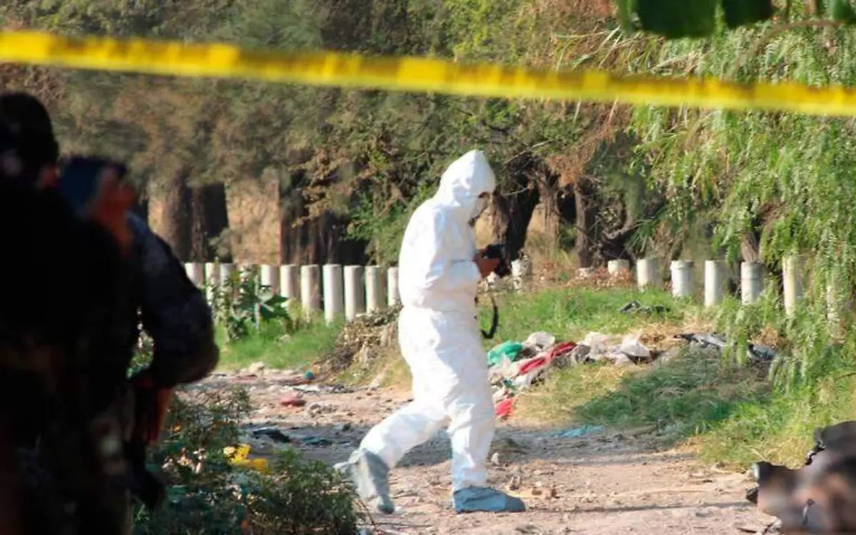 Los cuerpos fueron llevados a las instalaciones del Servicio Médico Forense