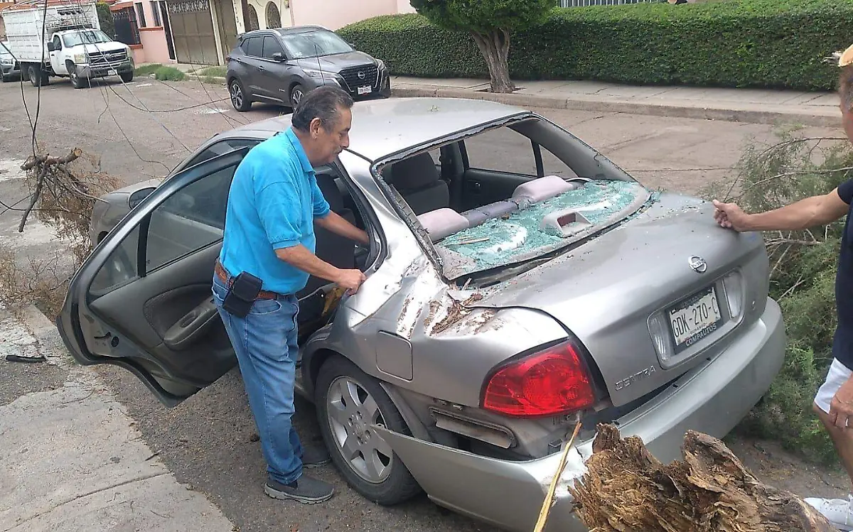 Fuertes vientos causan daños en distintas partes de Durango