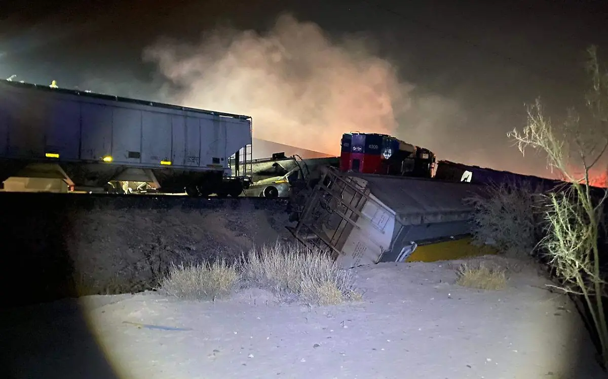 Chocan trenes en Gómez Palacio