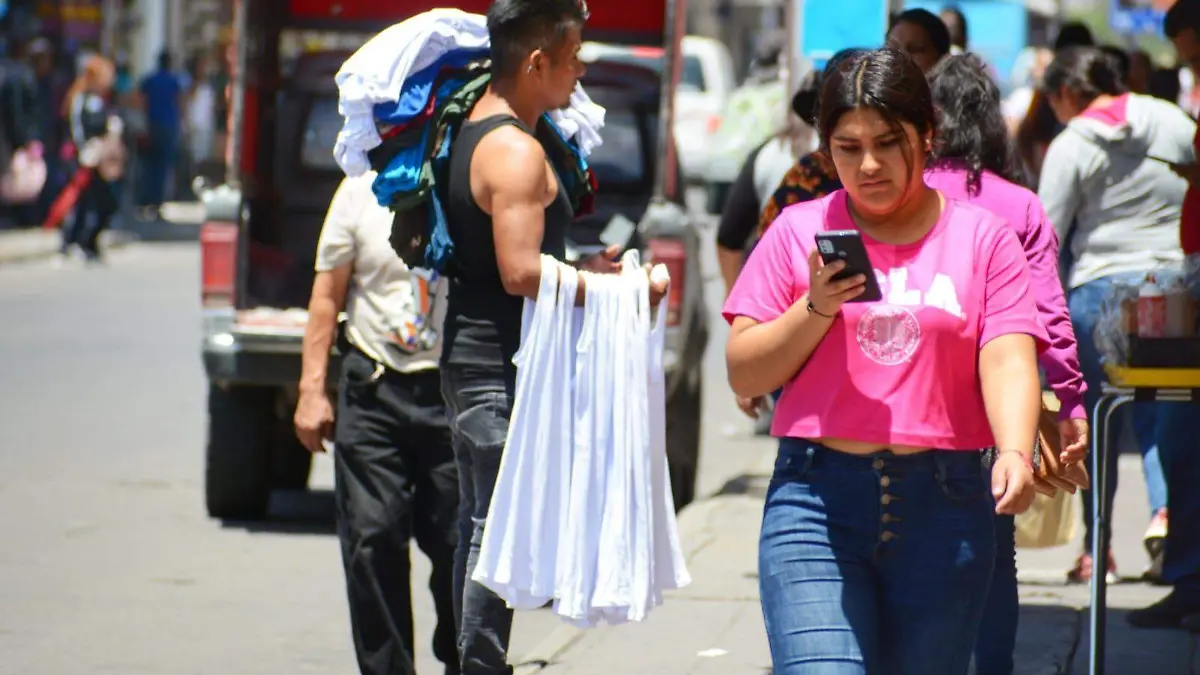 venta informal en el centro