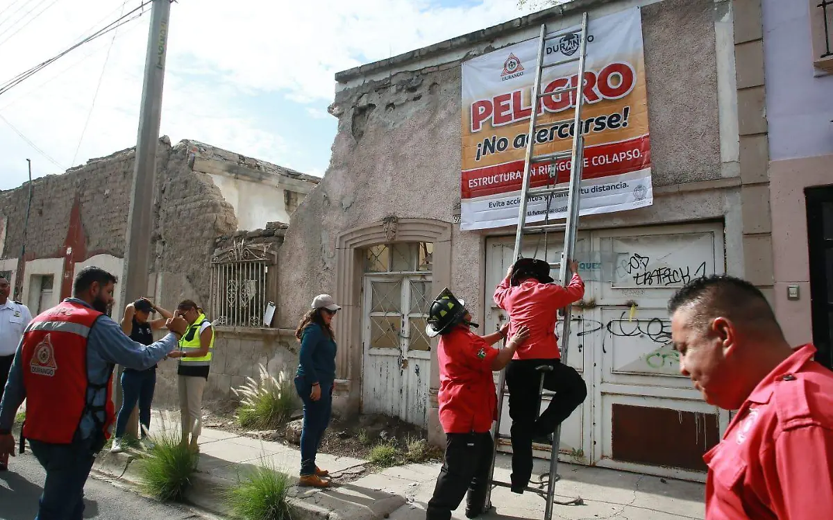 En Durango hay 200 casas antiguas en riesgo de derrumbe