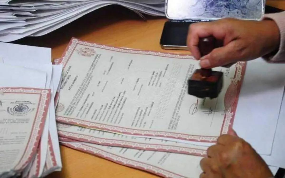 Actas de nacimiento digitales