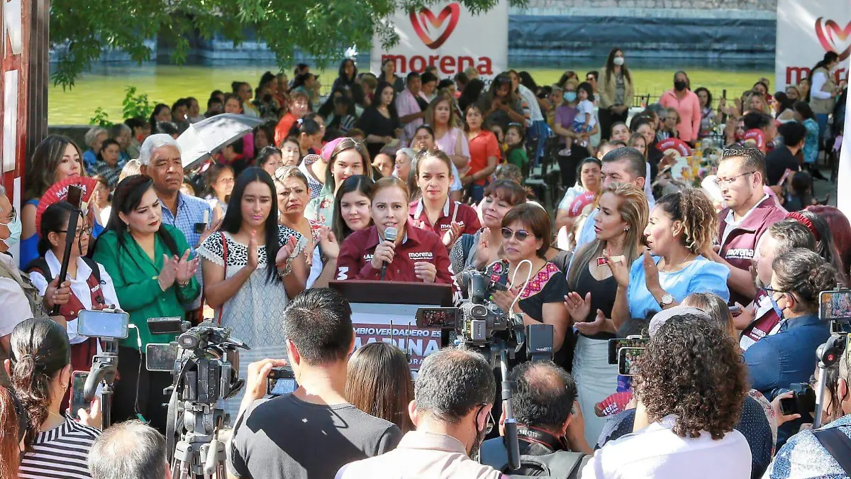 Marina Vitela presenta programa “Mujer Segura”