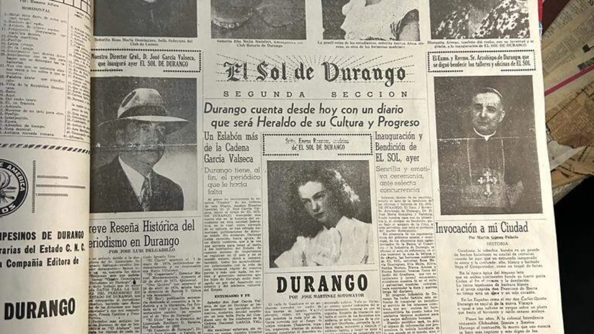 Cuando se inauguró El Sol de Durango, éstas fueron sus madrinas; ¿conoces a alguna?