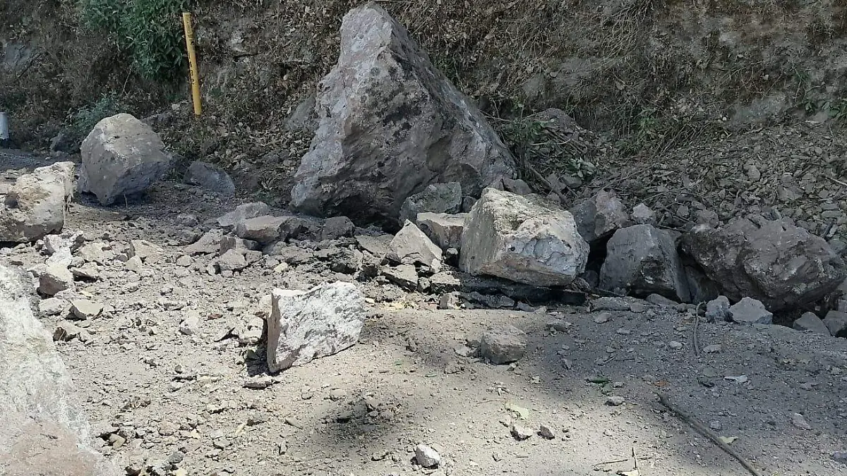 Derrumbe carretera Mazatlán