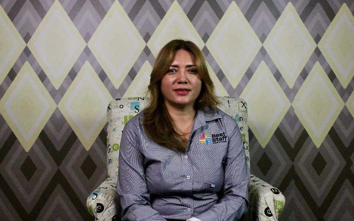 Adriana Avilés, representante de la Agencia Best Staff