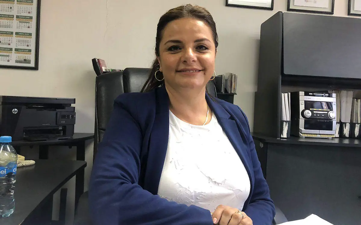 Diby Neder Fonseca, directora del Sistema Estatal de Telesecundaria de Durango