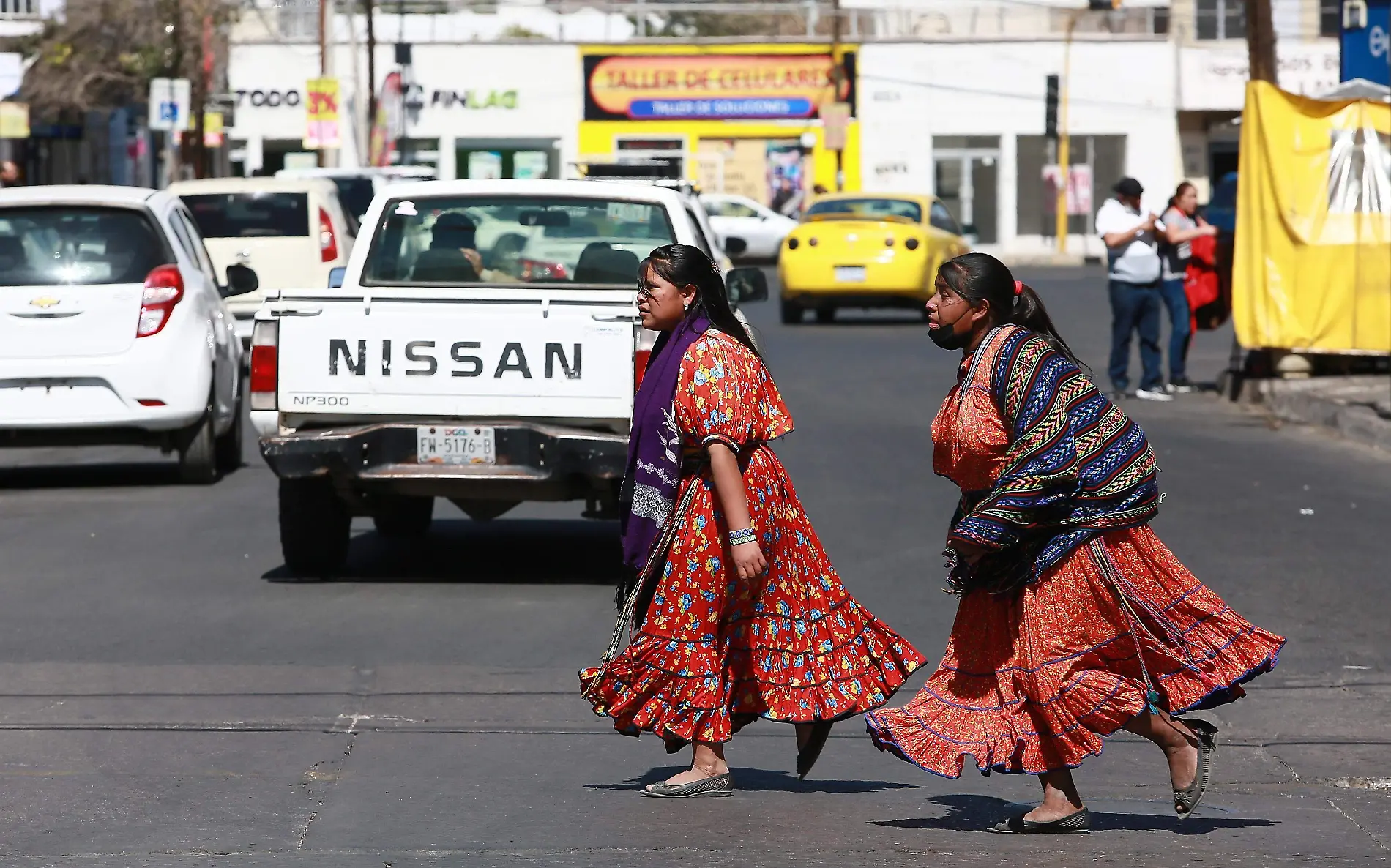 Mujeres provenientes de las comunidades indígenas del estado de Durango