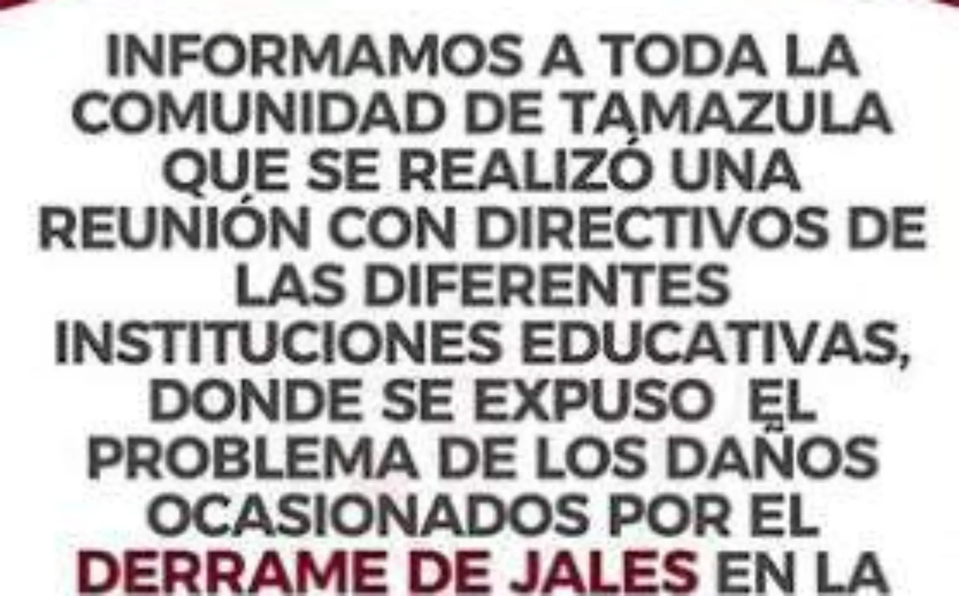 Comunicado sobre mina en la presa de Jales Durango 2023 