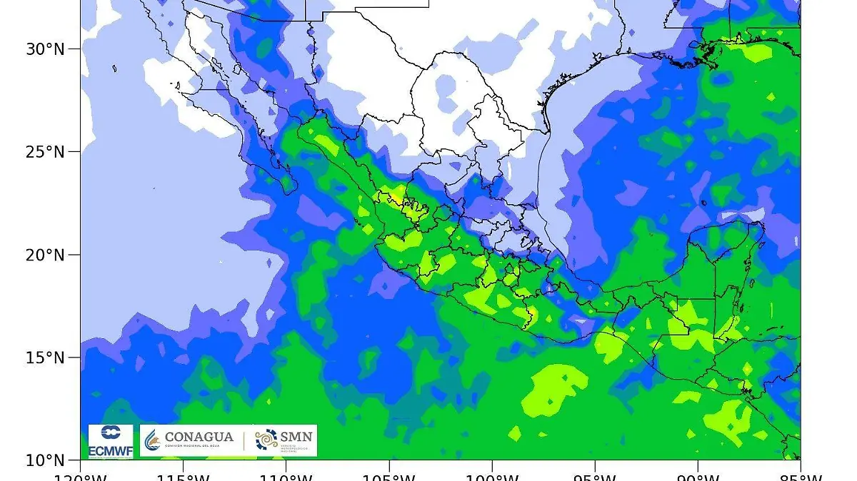 Habrá lluvias en Durango las próximas horas; esto pronostica la Conagua