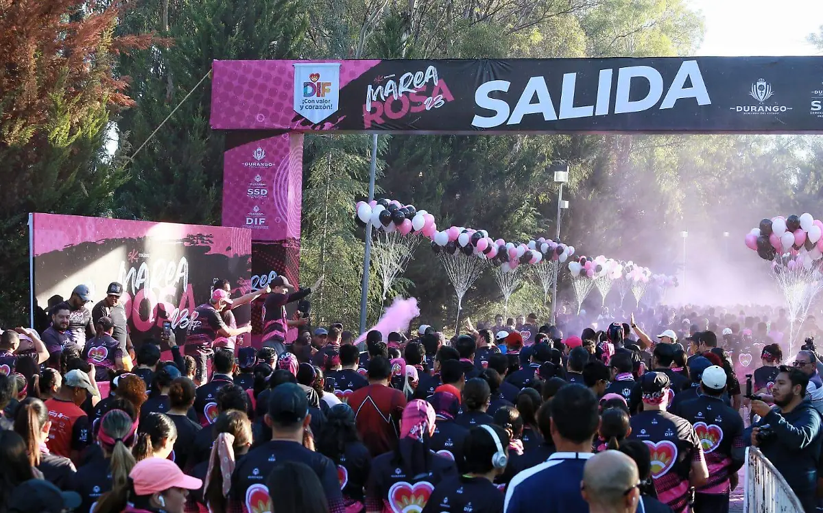 Se logró la meta, 890 mil pesos en la Marea Rosa 5K