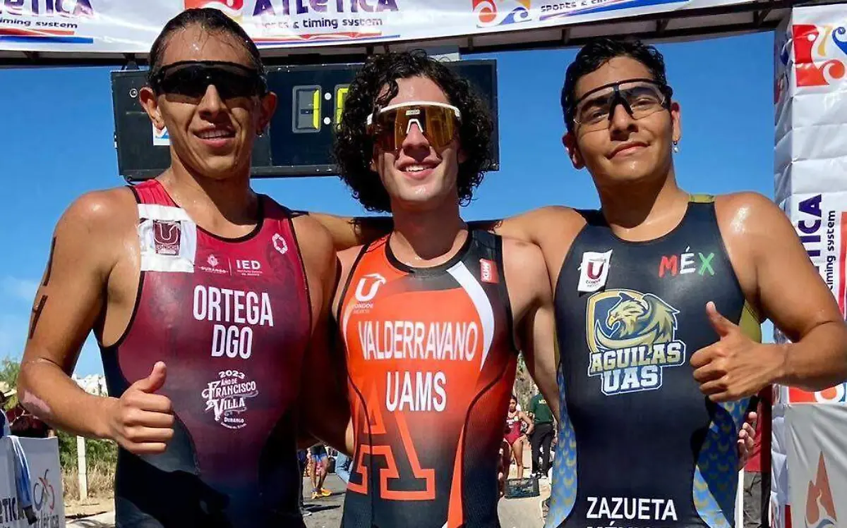 Durango, subcampeón de la Universiada Nacional en triatlón