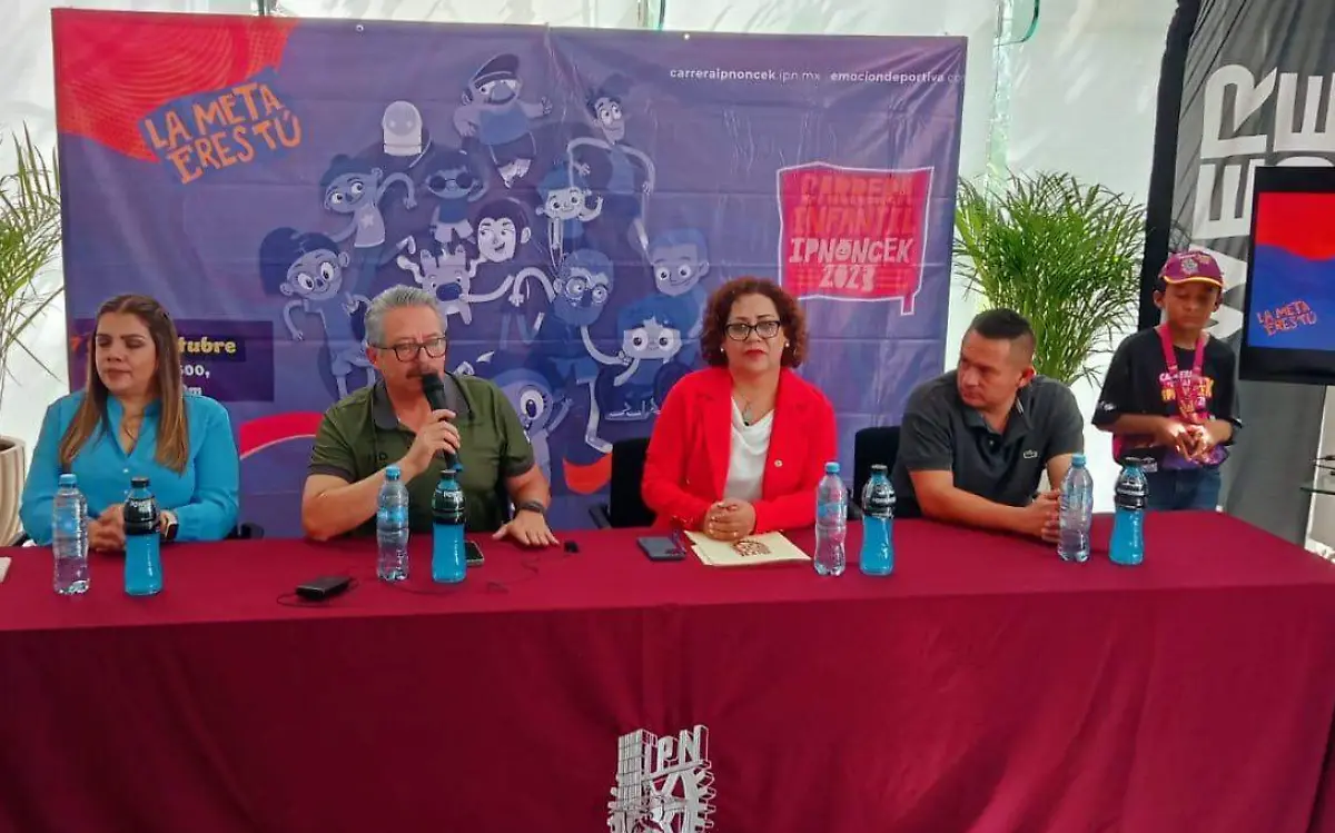 Presentan Carrera Infantil IPN OnceK 2023