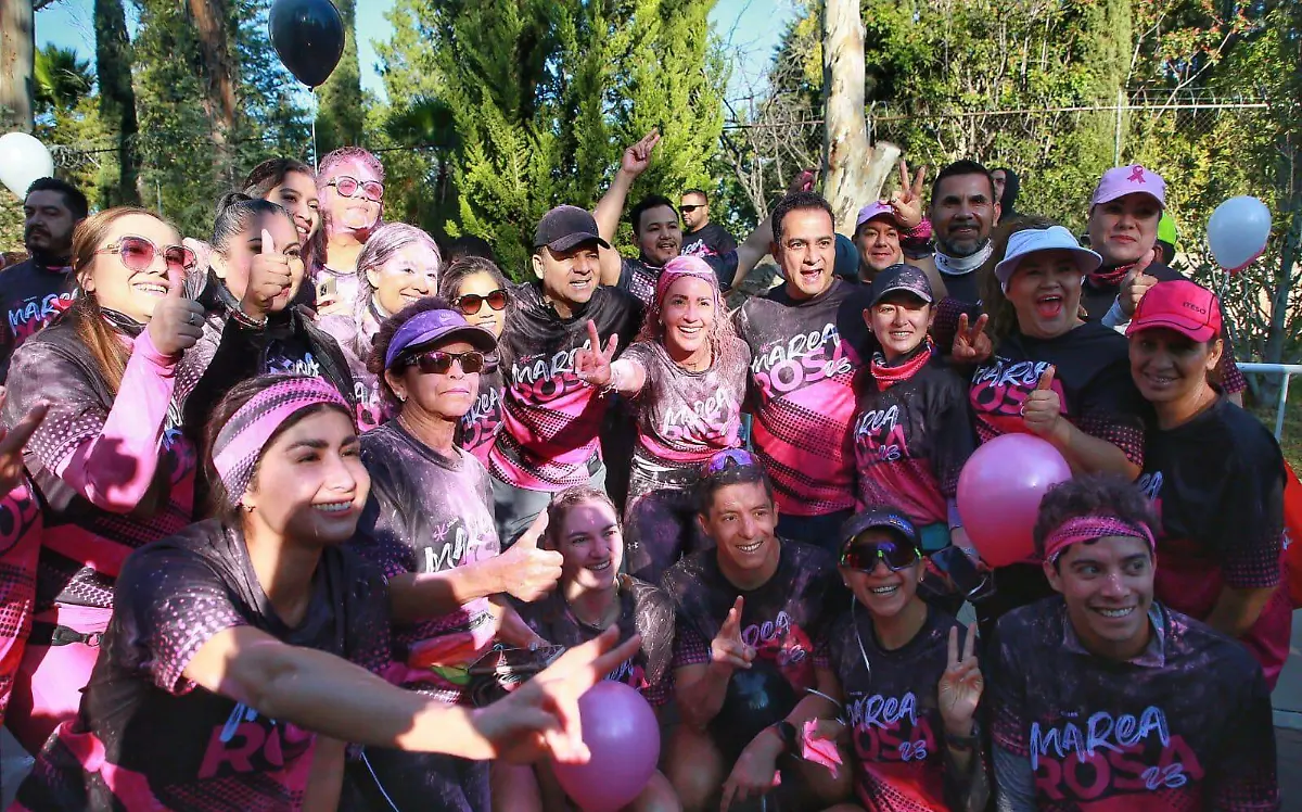 Se logró la meta, 890 mil pesos en la Marea Rosa 5K