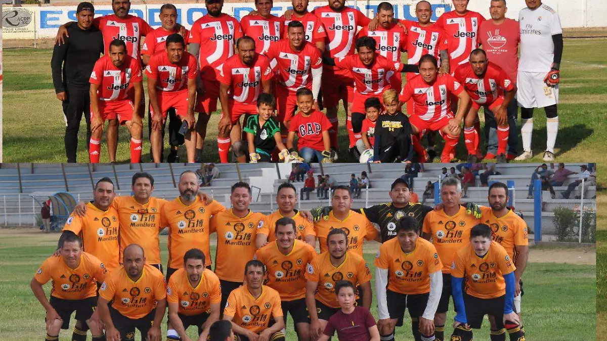 Guve y ExA-28, con un pie en la final de futbol veterano de Canatlán