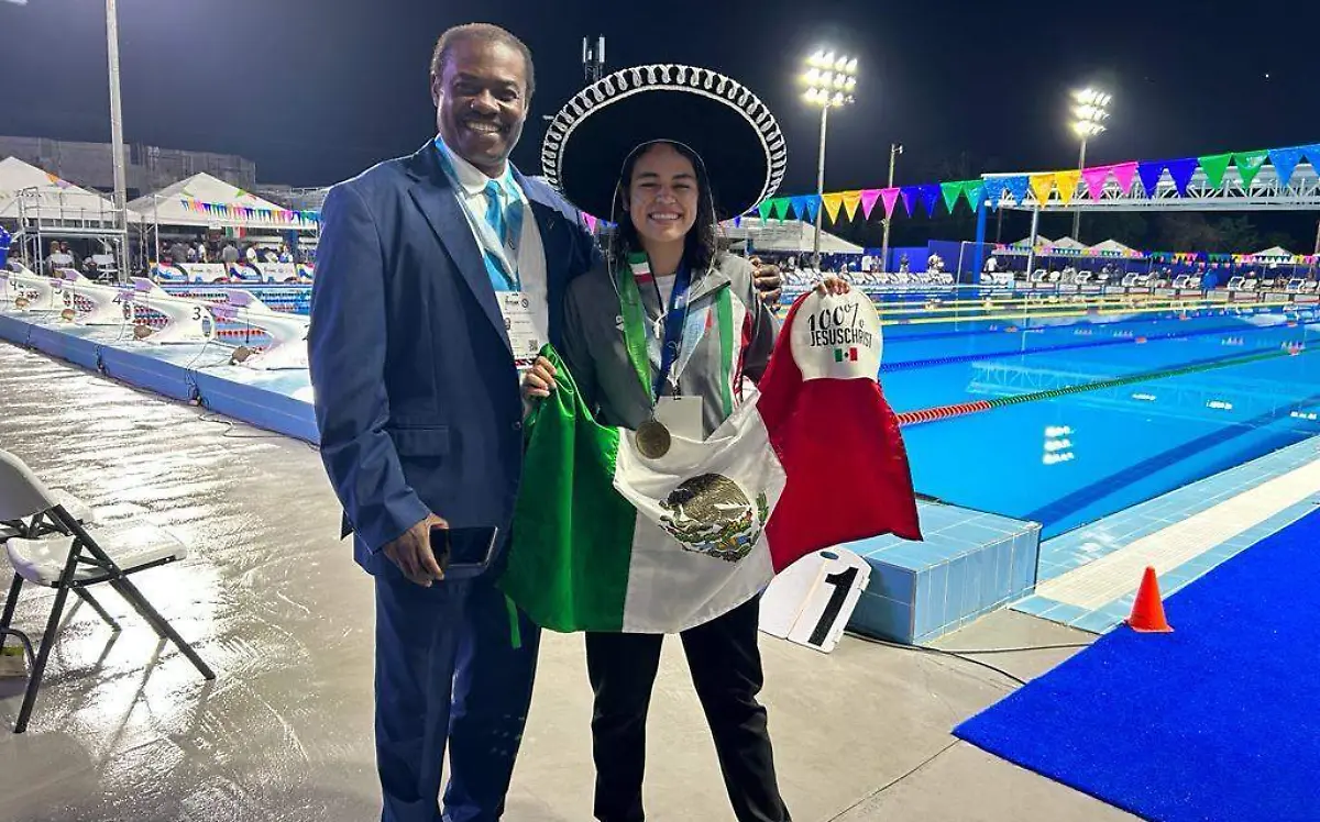 Segundo de oro para Andrea Santos en natación