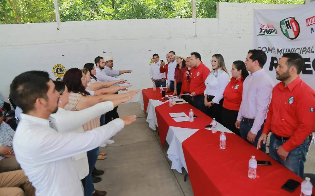Rindió protesta Comité Municipal del PRI en Rodeo, Durango