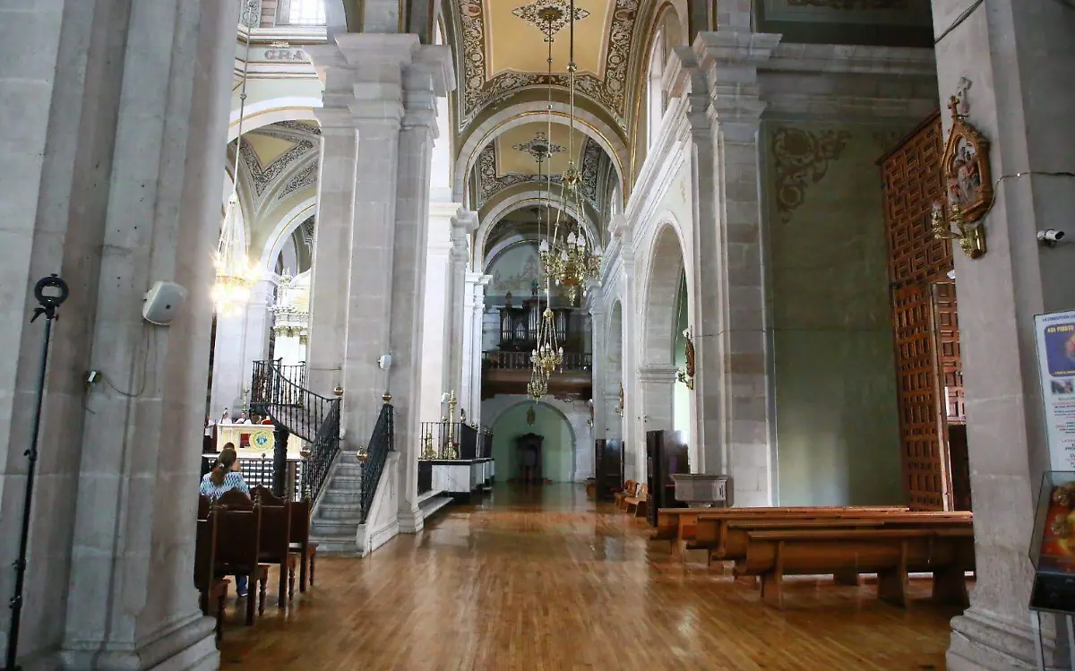 Interior de la Catedral de la ciudad de Durango