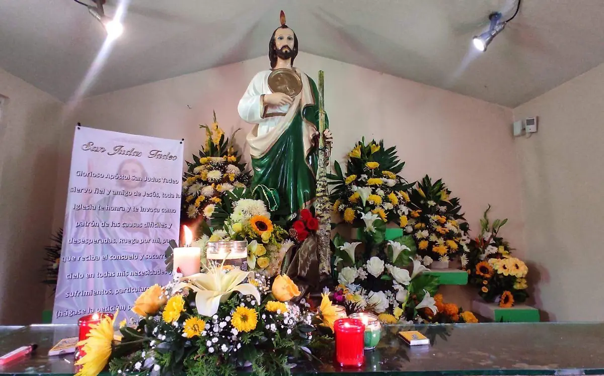 Continúa en Durango la devoción a San Judas Tadeo