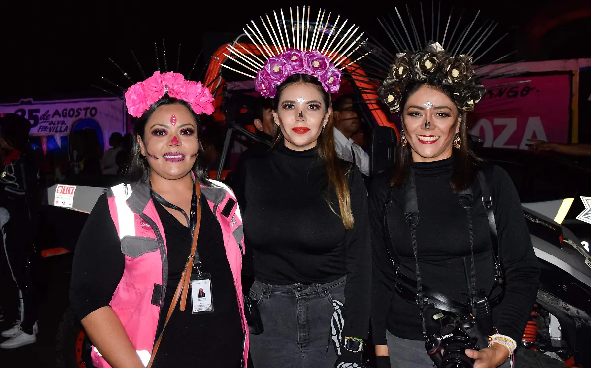Cristina Lira, Gemma Aguilar y Claudia Huízar celebran Halloween