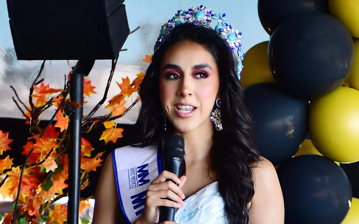 Valeria Cuevas, Miss Durango, estuvo presente en el entrega de banda de Mr. Supranational Durango 2023