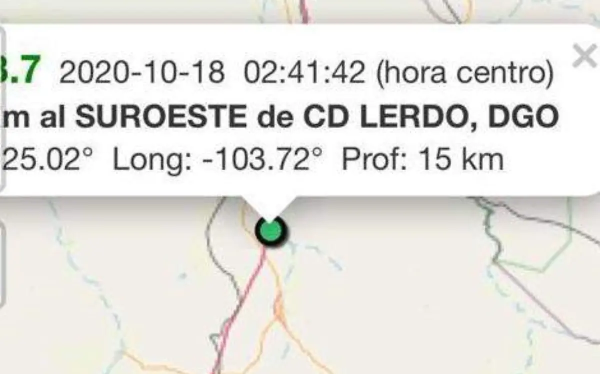 Sismo Lerdo 