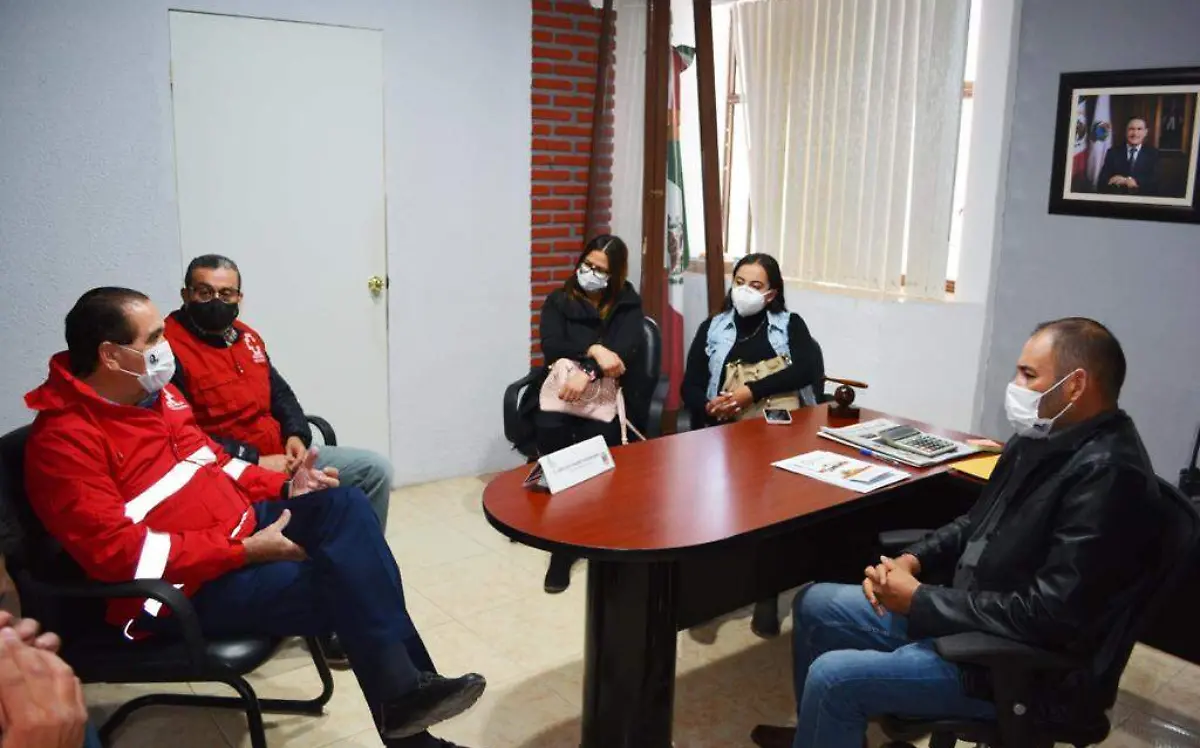Delegado estatal de la Cruz Roja visitó Poanas