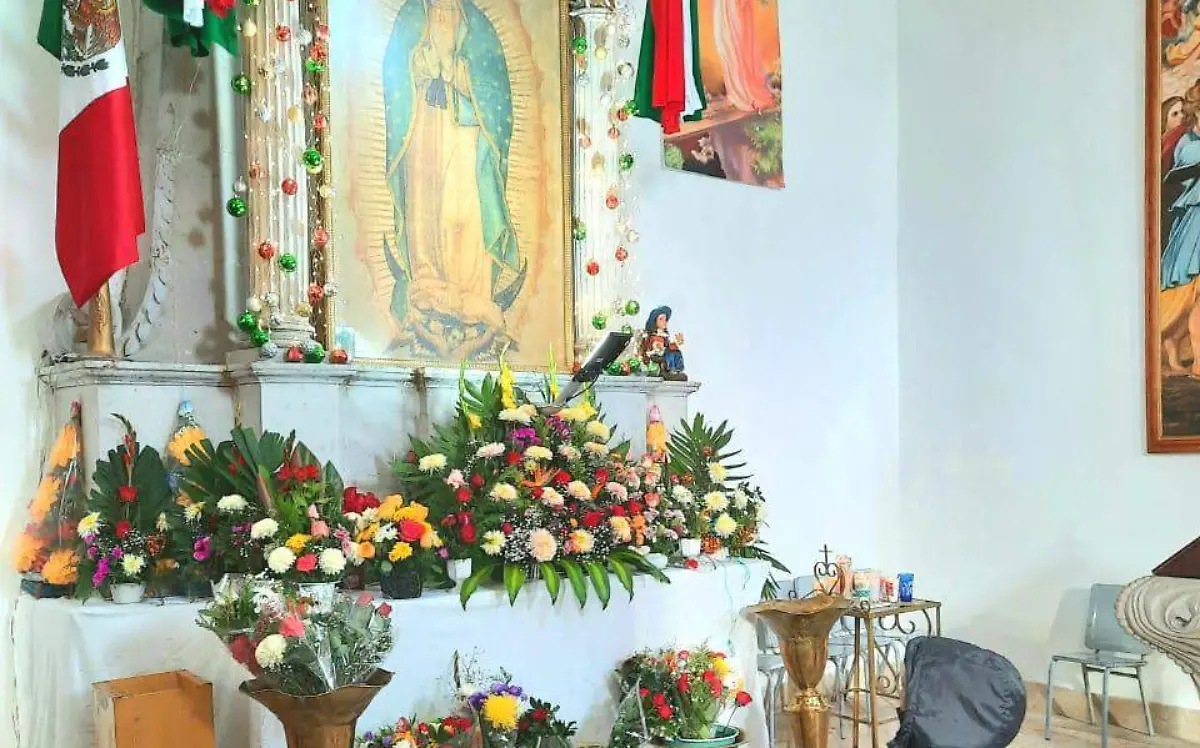 Canatlán festeja a la Virgen de Guadalupe