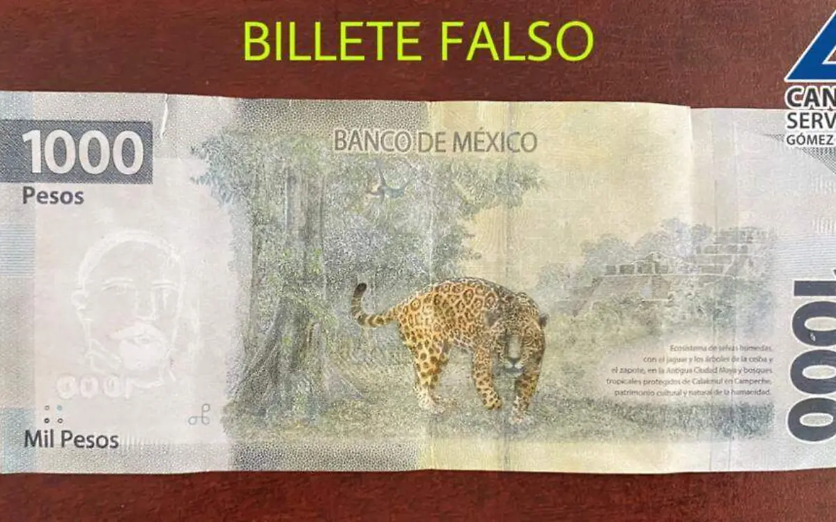 Detectan en Gómez Palacio, Durango, a mujer comprando con billetes falsos