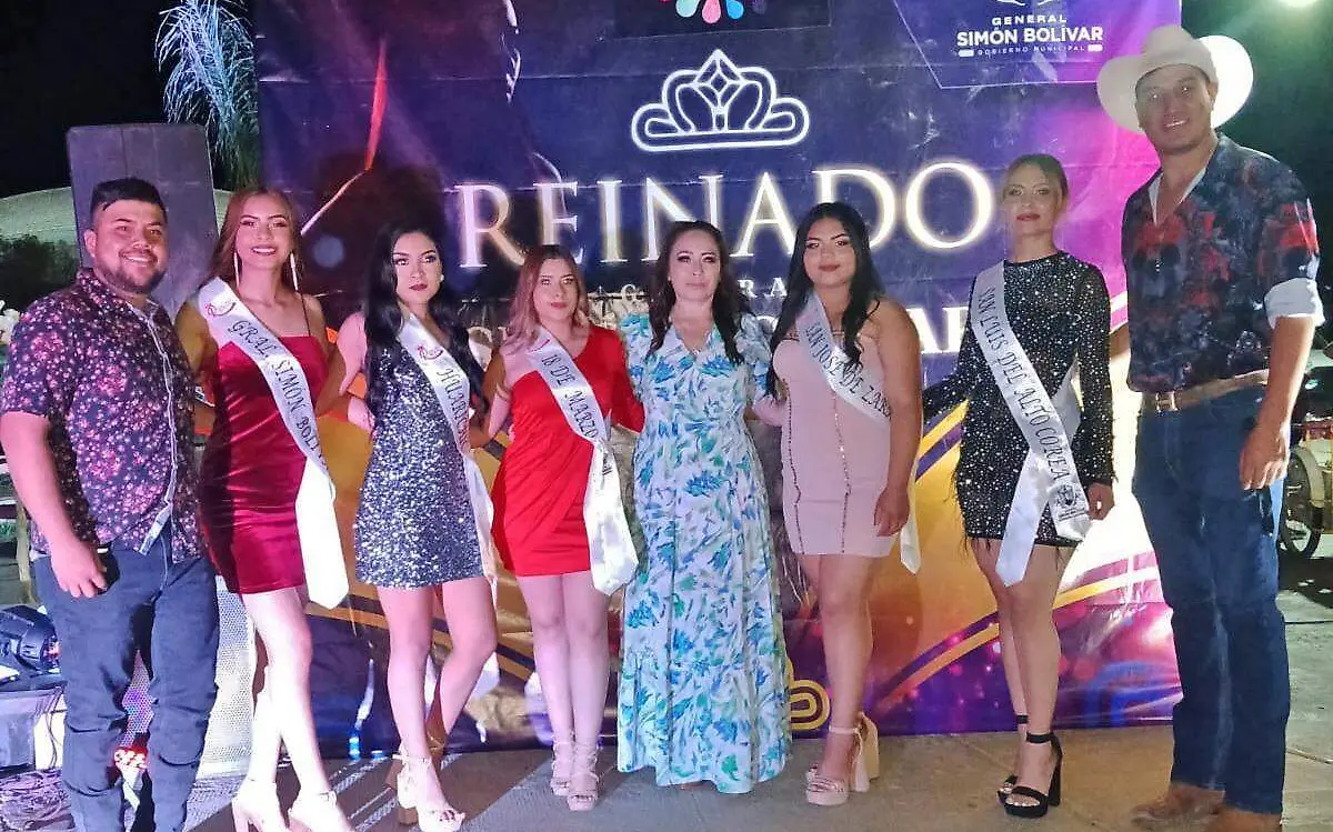 Presentan candidatas a reina de la feria regional de Simón Bolívar