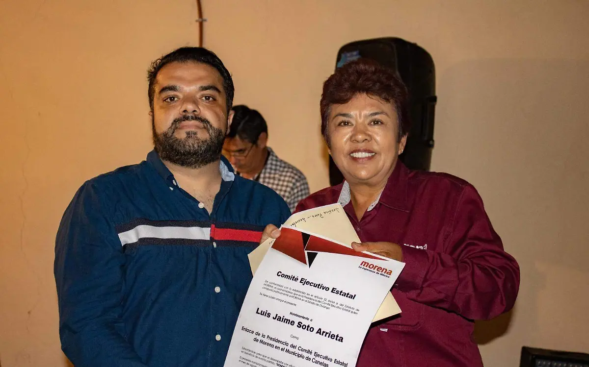 Rinden protesta enlaces de Morena en Canelas y Topia