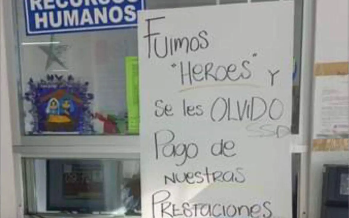 Personal médico de Cuencamé exige pago del aguinaldo