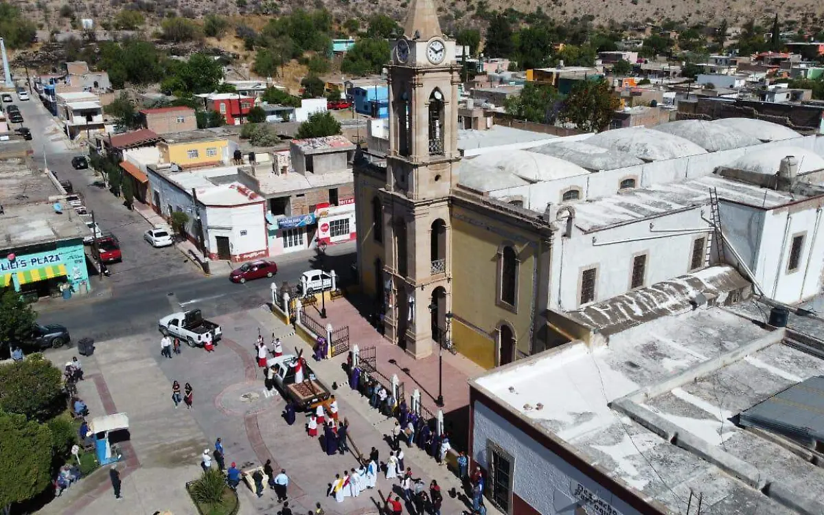 Realizan viacrucis viviente en el municipio de Canatlán, Durango