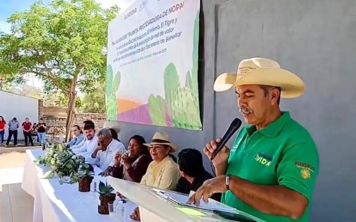 Inauguran la primera planta procesadora de nopal en San José de Tuitán