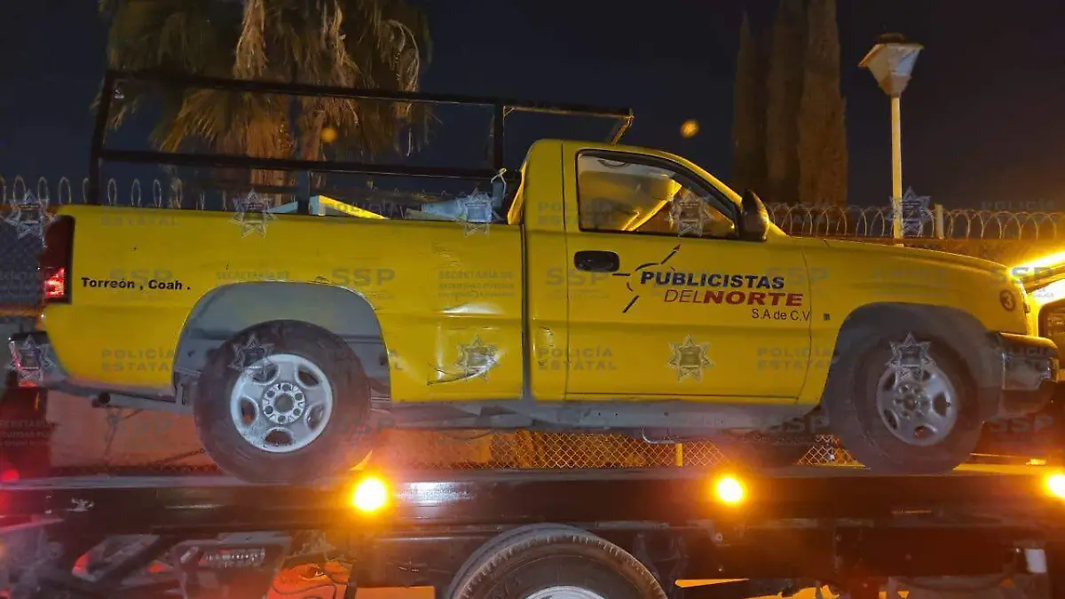 0705 Encuentra la PE camioneta robada en Lerdo -Cortesía SSP-