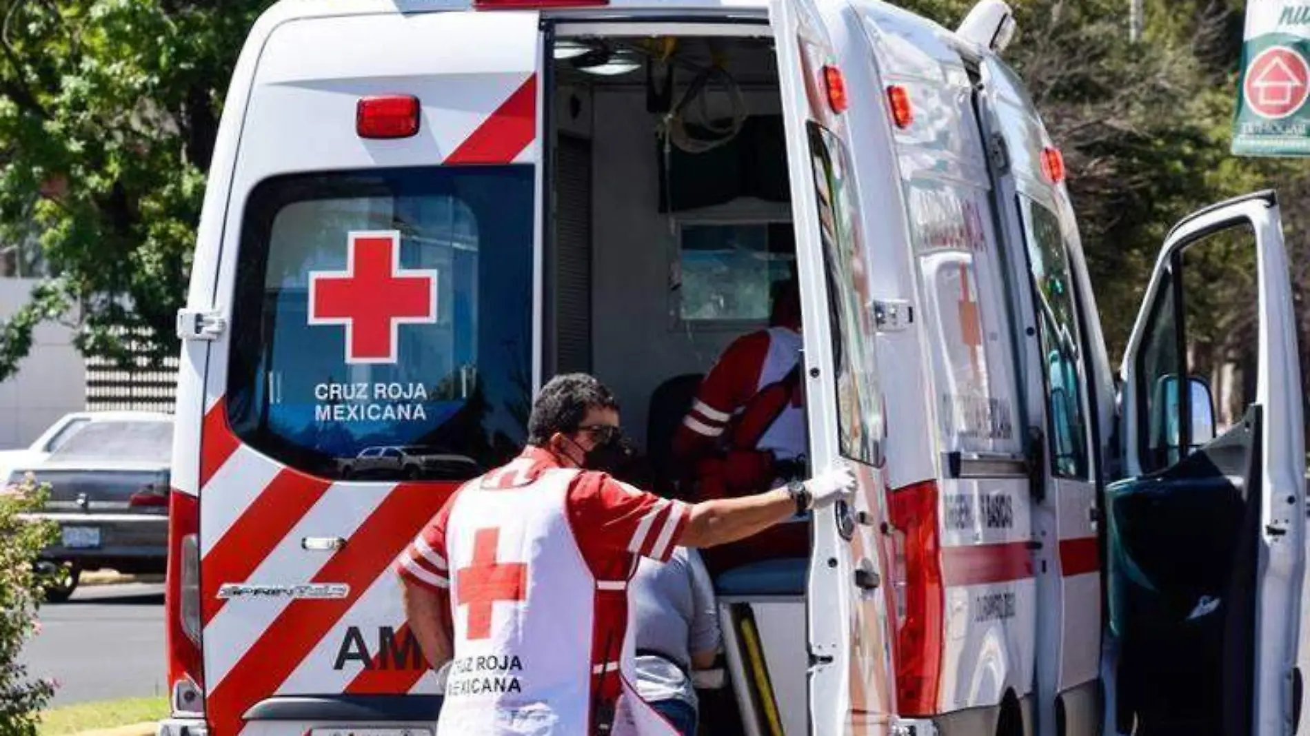 Ambulancia de la Cruz Roja en Durango