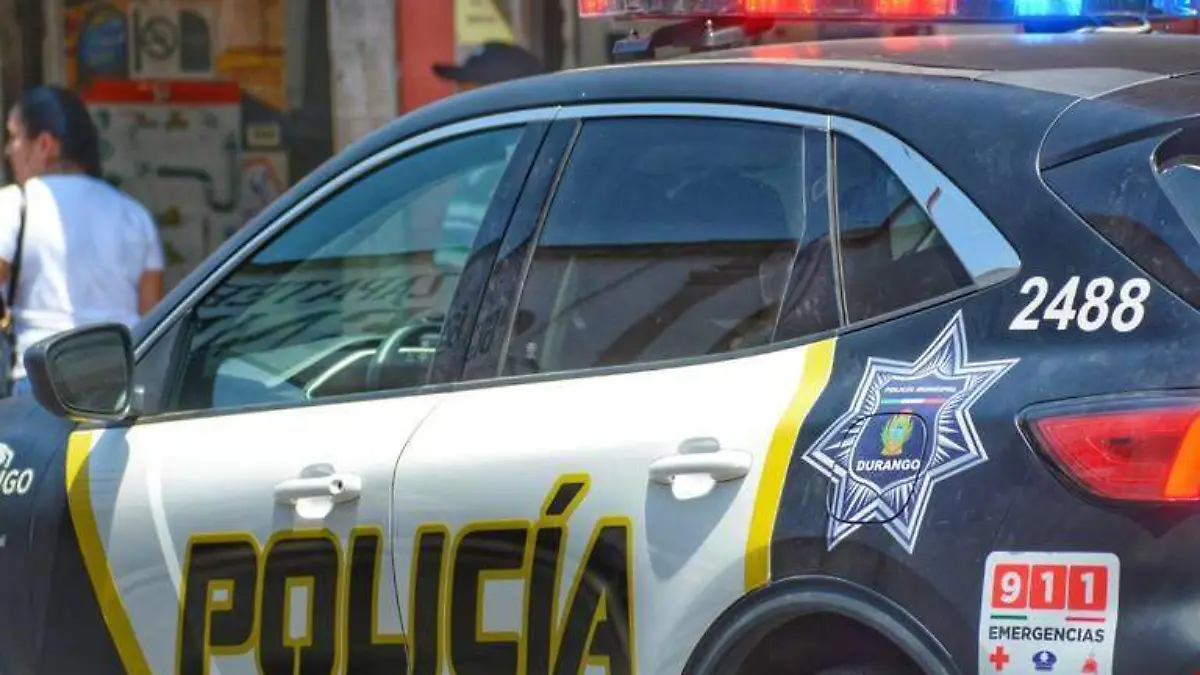 Patrulla de la Policía Vial de Durango