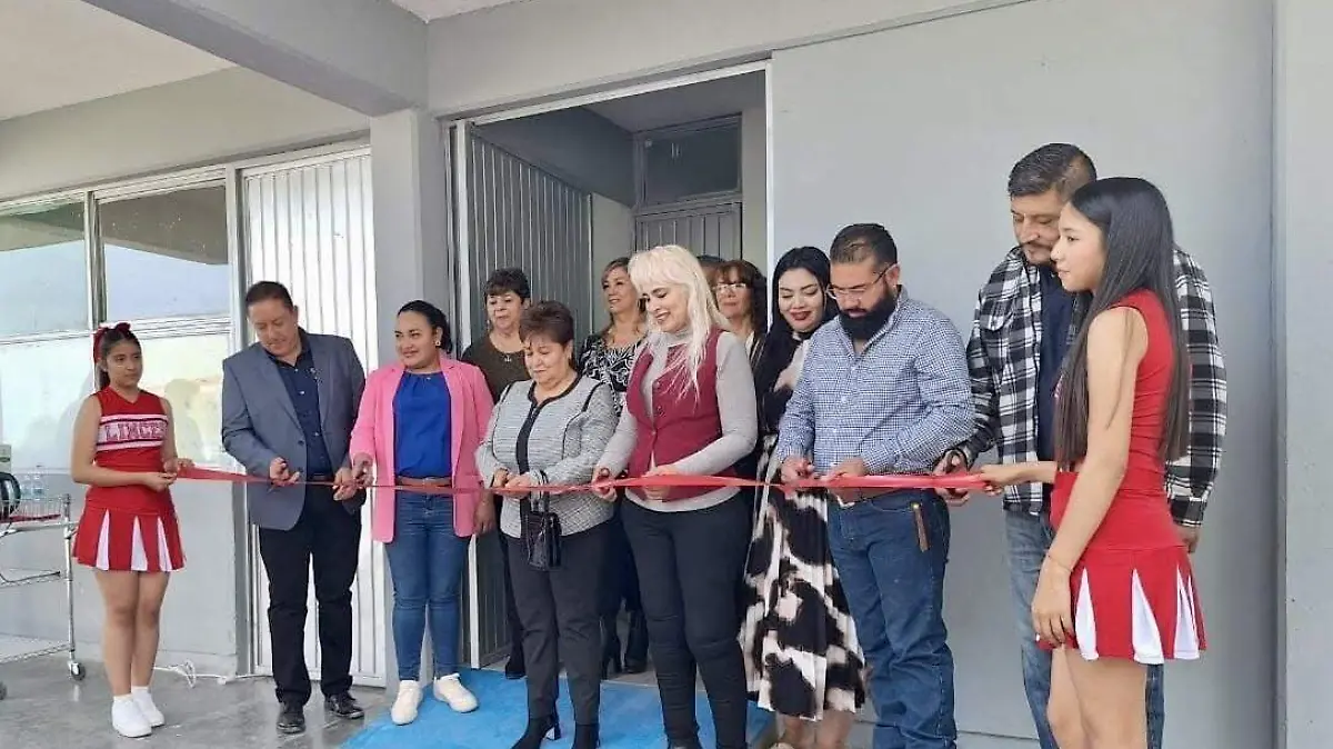 Reinauguración de la sala audiovisual "Luis Lujan Carrillo" de la secundaria Severino Ceniceros
