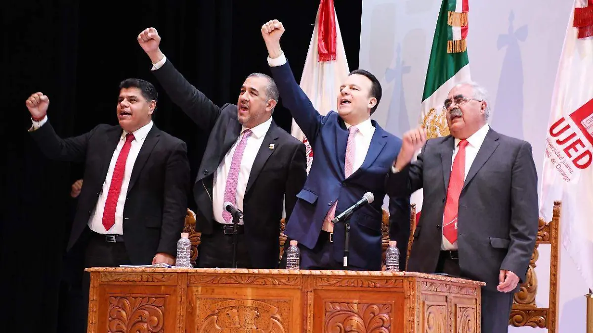 Toma de protesta de Ramón García Rivera, nuevo rector de la UJED