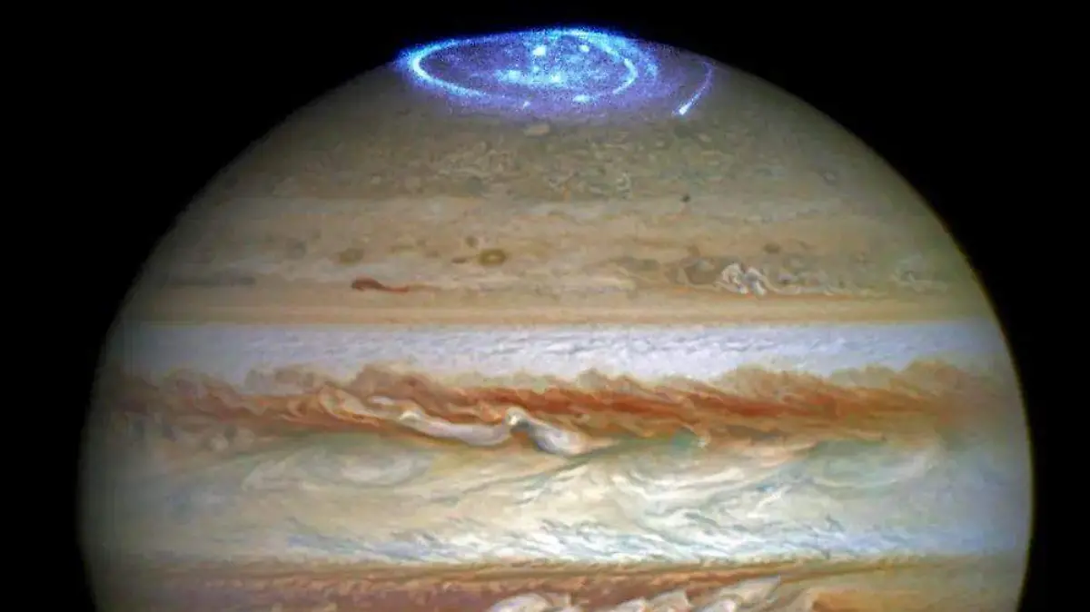 Auroras boreales en Júpiter