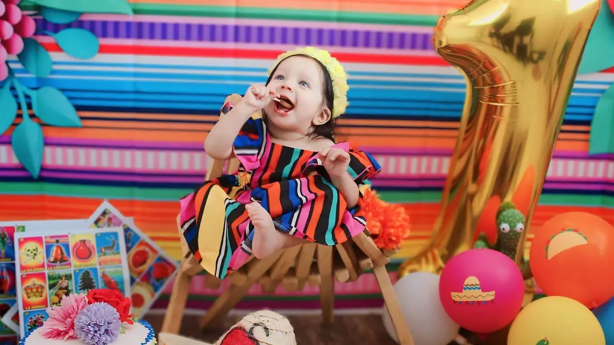 1. Osmara Odette Ortega Gamero celebra su primer añito de vida