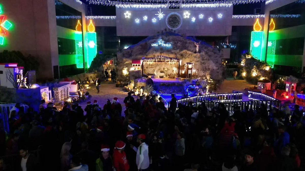 Inaugurarán nacimiento monumental, la Villa Navideña en Gómez Palacio