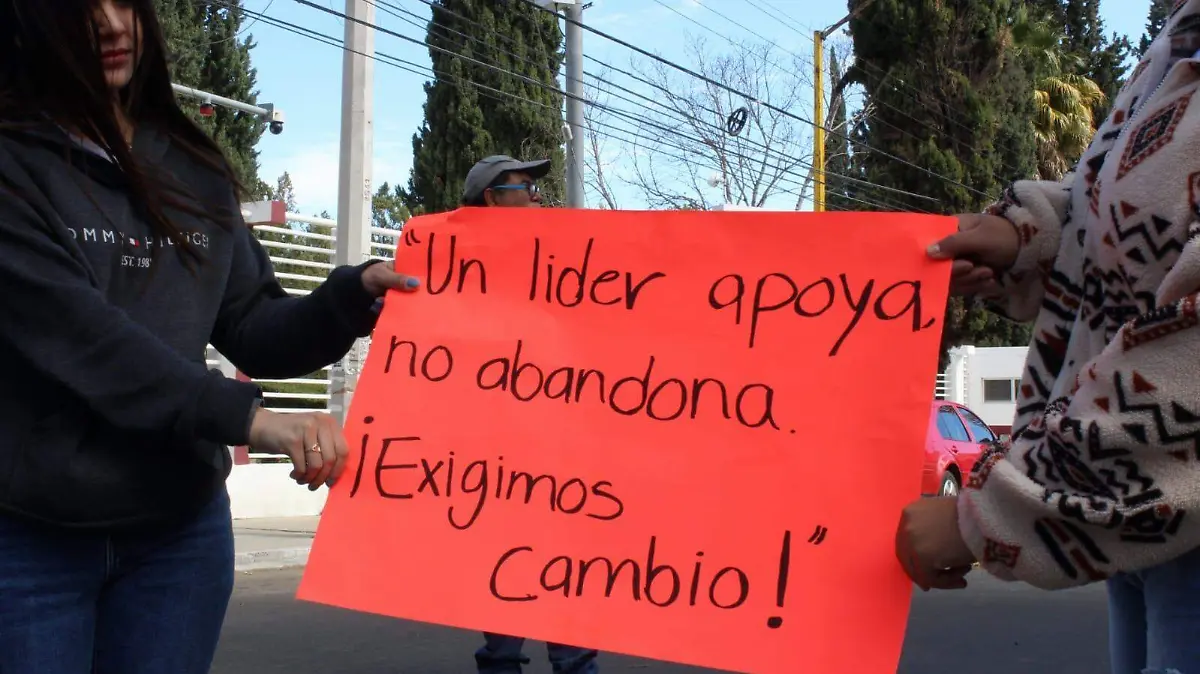 Manifestación de los estudiantes de la ITD de Durango