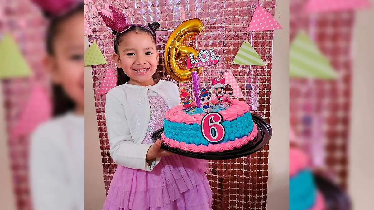La encantadora Lia valles Rivera, cumplió seis añitos el 29 de enero