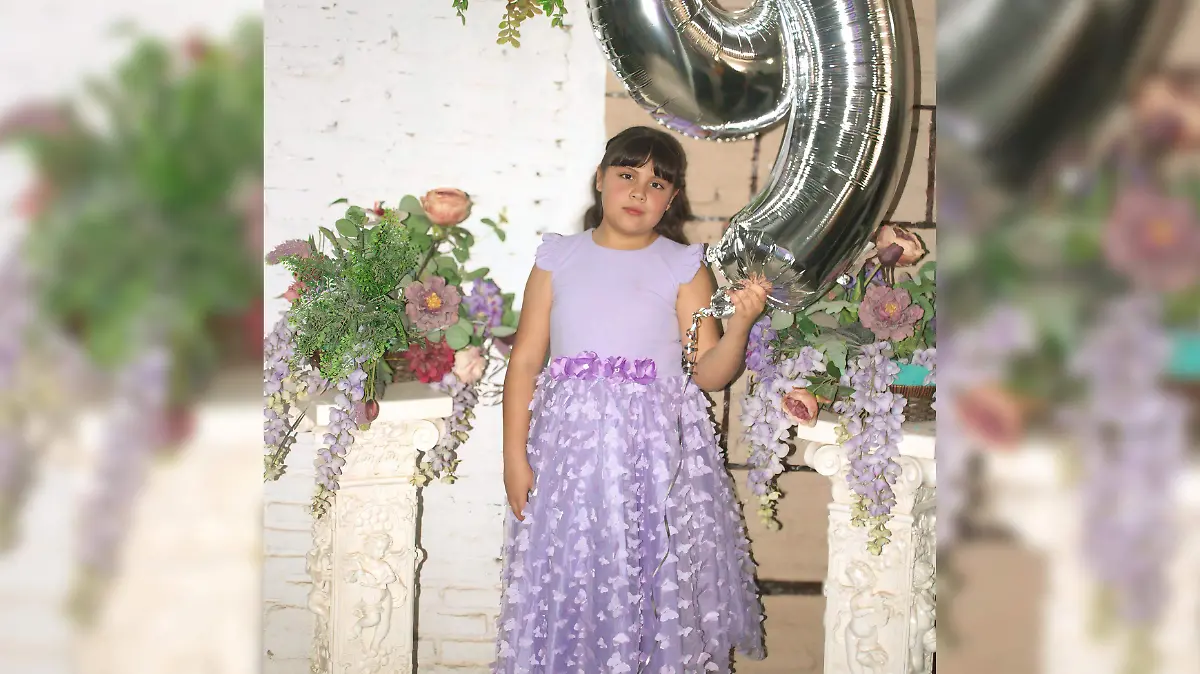 Allison Deidre López celebra con alegría sus 9 años de vida