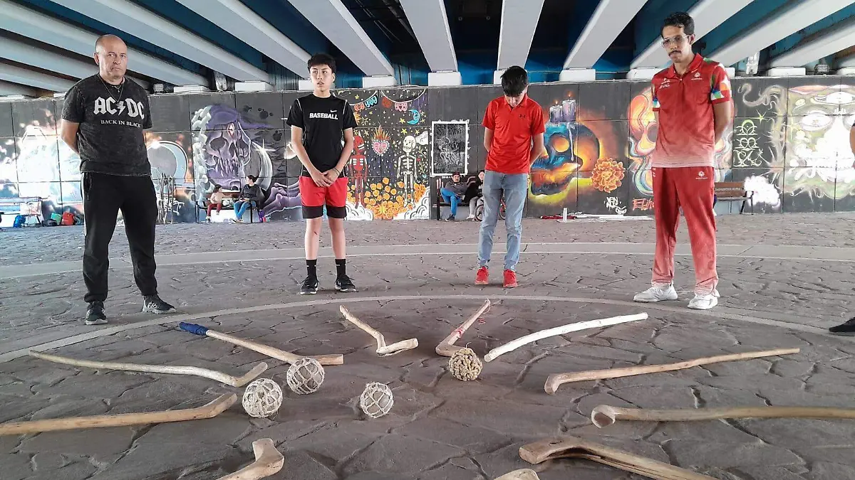 Juego de Pelota purépecha en Durango